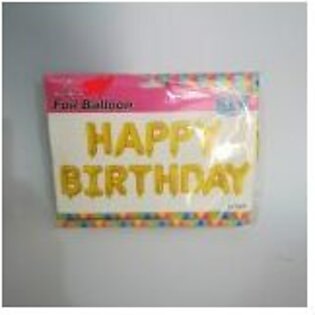Foil Happy Birthday Balloons
