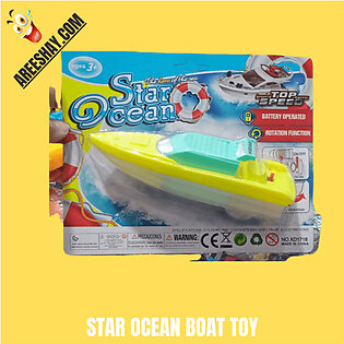 STAR OCEAN BOAT TOY SUFFER ON WATER BOAT TOY