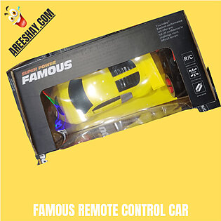 FAMOUS REMOTE CONTROL CAR TOY