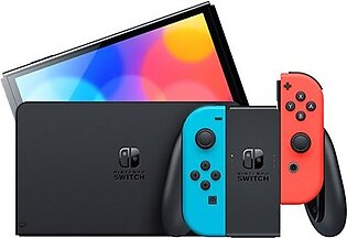Nintendo Switch OLED Model Neon Blue/Neon Red Set - Japan
