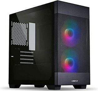 Lian Li LANCOOL 205M MESH Gaming Computer Case, RGB, Black