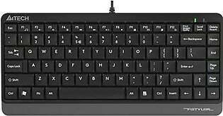 A4Tech FK11 Fstyler Sleek Multimedia Compact Keyboard - Grey