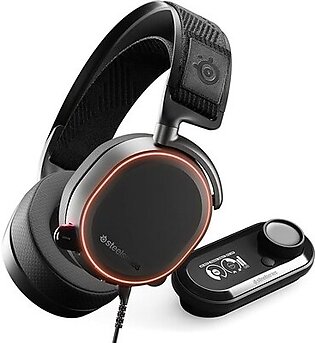 SteelSeries Arctis Pro + GameDAC Wired Gaming Headset - Certified Hi-Res Audio - Dedicated DAC and Amp - For PS5/PS4 and PC - Black - 61453