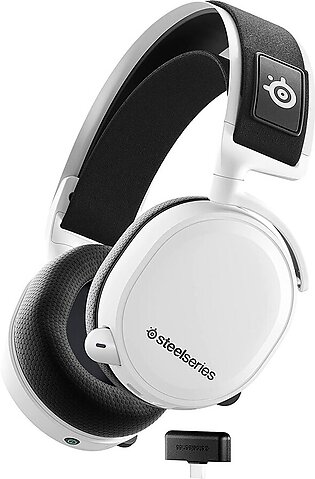 SteelSeries Arctis 7+ Wireless Gaming Headset 61461 White - PC - PS5/PS4 - Switch - Android