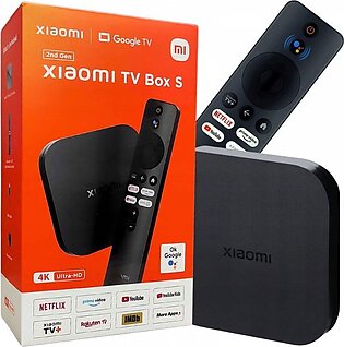 Xiaomi TV Box S 2nd Gen Google TV 4K Ultra HD MDZ-28-AA | 2.4 GHz + 5 GHz