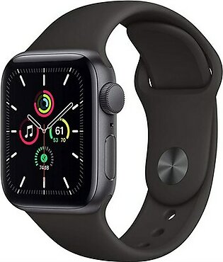 Apple Watch SE (GPS, 44mm) - Space Gray Aluminum Case with Black Sport Band