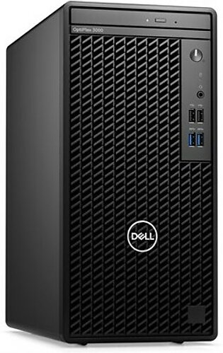 Dell OptiPlex 3000 Tower Desktop PC - Intel Core i3-12100, 4GB, 256GB SSD, Intel Graphics