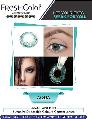 Fresh Color Cosmetic Lens - Aqua