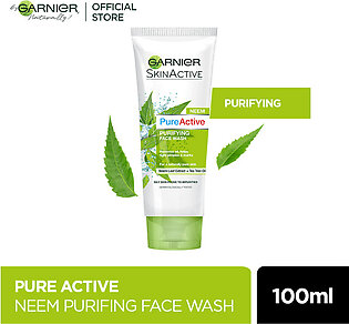 Garnier Skin Natural Pure Active Neem Face Wash - 100ml