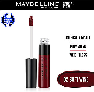 Maybelline New York Sensational Liquid Matte Lipstick -2 - Soft Wine