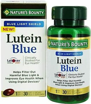 Nature's Bounty Lutein Blue - 30 Softgels