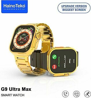 Haino Teko G9 Ultra Max Gold Smart watch With 2 Straps