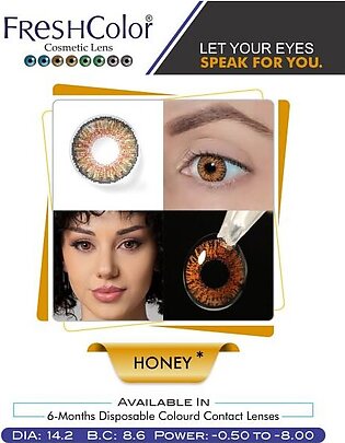 Fresh Color Cosmetic Lens - Honey