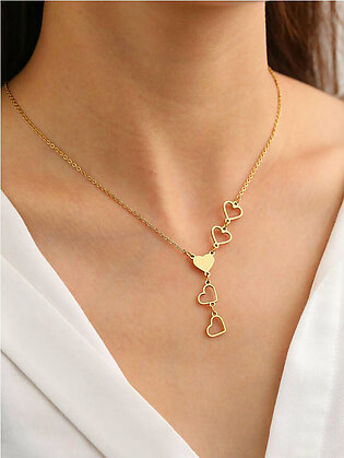 Stainless Steel Light Luxury Delicate Heart Pendant(High Quality)