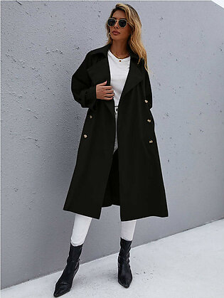 Parien Double Breasted Belted Trench Coat