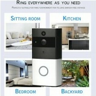 Wireless Security Door Bell With Camera For Android & Ios