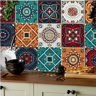 Moroccan Tile Decal for Kitchen Decor