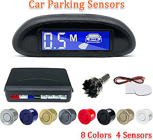 Sinovcle Parking Sensor For Car With Auto Parktronic Reverse LED Monitor 4 Sensors Radar Detector System Backlight Display