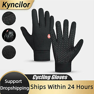 Winter Outdoor Sports Running Glove Warm Touch Screen Gym Fitness Full Finger Gloves For Men Women Knitted Magic Gloves in Pakistan
