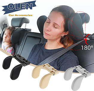 New Car Neck Headrest Pillow Adjustable Angle Support Travel Rest Memory Pillow Car Seat Headrest Pillow for Kids Adults in Pakistan