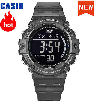Casio watch men top set 100m Waterproof digital sport quartz Ten years of electricity military watch men relogio AE-1500WH-8B in Pakistan