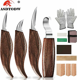 1/3/5/7/10/12pcs Wood Carving Tools Chisel Woodworking Cutter Hand Tool Set Wood Carving Knife DIY Peeling Woodcarving in Pakistan