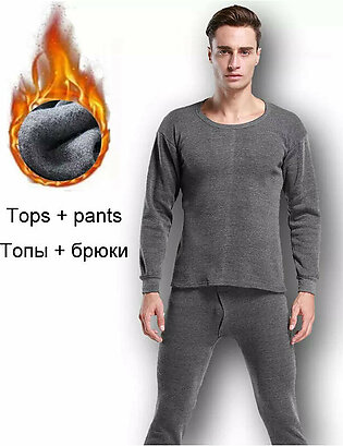 Thermal Underwear Sets For Men Winter Thermos Underwear Long Johns Winter Clothes Men Thick Thermal Clothing Ropa Termica Fleece in Pakistan