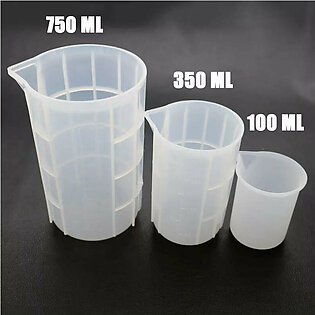 100ML-750ML Silicone Measuring Cup Split Cup For DIY Epoxy Resin Jewelry Accessories Making Cake Candy Chocolate Baking Tool in Pakistan