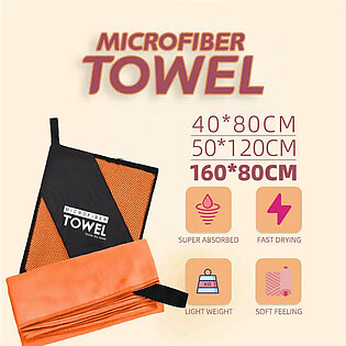 Sports Quick Dry Towel Microfiber Towel Travel & Sports &Beach Towel for Running Swimming Backpacking Gym Beach Yoga Golf in Pakistan