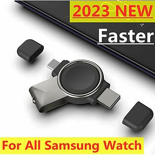 Watch Wireless Charger For Galaxy Watch 6 Charger Type C Fast Charging Dock Station For Samsung Galaxy Watch 5 Pro/4/3/Active 2 in Pakistan