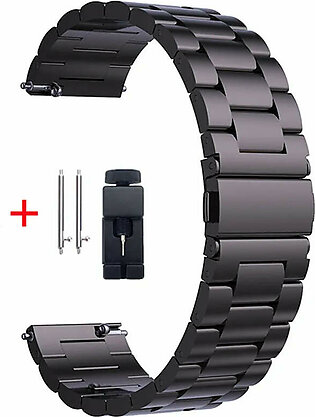 22mm 20mm Metal Strap for Samsung Galaxy Watch 46mm/3/Gear S3/Huawei Watch GT 2/3 Pro Stainless Steel Wristband for Amazfit GTR in Pakistan