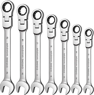 Flexible Pivoting Head Ratchet Wrench Spanner Garage Metric hand Tool 6mm-24mm For auto and Home Repair 1pcs in Pakistan