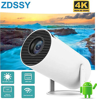 HY300 Android Wifi Smart Portable Projector for Samsung iPhone Phone 1280 720P Full HD Office Home Theater Video Mini Projector in Pakistan