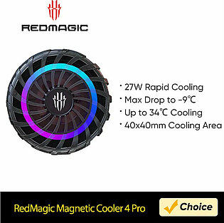 Universal RedMagic Cooler 4 Pro Magnetic FunCooler RGB LED Semiconductor Heat Dissipation Cooling For Gaming phone in Pakistan