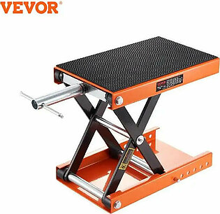 VEVOR Motorcycle Lift 350/1100/1500 LBS Capacity Motorcycle Scissor Lift Jack with Wide Deck & Safety Pin for Bikes Motorcycles in Pakistan