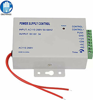 110-240VAC to 12VDC 3A Access Control Power Supply Controller Switch For Door Access Control System/Video Intercom System K80 in Pakistan