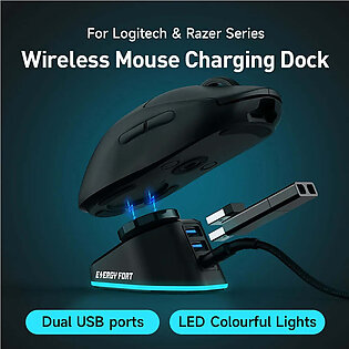 Gaming Mouse Wireless Charger For Logitech G403 G502 X Plus G703 G903 HERO Lightspeed Dock Station G PRO X Superlight Hero GPW2 in Pakistan