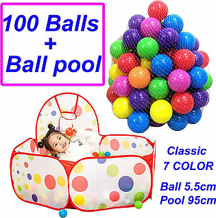 100pcs 5.5cm Ocean Wave Balls Pool Ball Soft Plastic Ocean Ball For Playpen Colorful Soft Stress Air Juggling Baby Swim Ball Pit