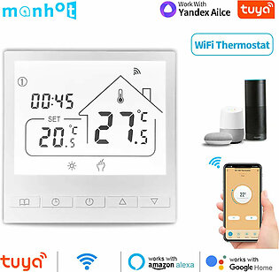 Tuya WiFi Smart Thermostat Temperature Controller for Electric Floor Heating Water/Gas Boiler Temperature  Google Home Alexa in Pakistan