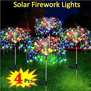 1/2/4Pcs Solar LED Firework Fairy Light Outdoor Garden Decoration Lawn Pathway Light For Patio Yard Party Christmas Wedding in Pakistan