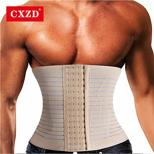 Men Slimming Body Shaper Waist Trainer Trimmer Belt Corset For Abdomen Belly Shapers Tummy Control Fitness Compression Shapewear in Pakistan