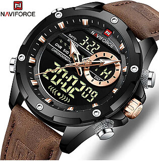 NAVIFORCE Digital Men Military Watch Waterproof Wristwatch LED Quartz Clock Sport Watch Male Big Watches Men Relogios Masculino in Pakistan