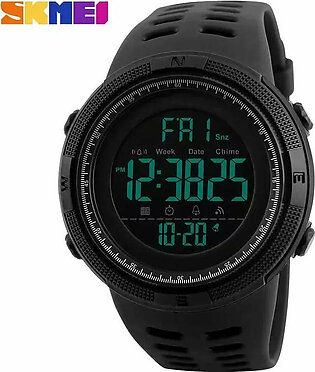 SKMEI 1251 Multifunction Watches Alarm Clock Chrono 5Bar Waterproof Digital Watch reloj hombre Outdoor Sport Watch Men in Pakistan