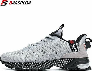 Baasploa Professional Running Shoes For Men Lightweight Men's Designer Mesh Sneakers Lace-Up Male Outdoor Sports Tennis Shoe in Pakistan