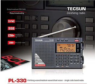 Tecsun PL-330 Radio FM /LW/SW/MW - SSB all-band Radio Tecsun pl330 Portable Radio in Pakistan