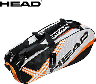 HEAD Tennis Rackets Bag Large Capacity 6-9 Pieces Tennis Backpack Badminton Gymbag Squash Racquet Bag With Separated Shoes Bag in Pakistan