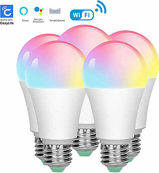 Smart Bulb: Alice 9W Color WiFi Light RGB E27 LED Lamp 220V 110V with Alexa and Google Home Assistant Voice Control, Dimmable in Pakistan