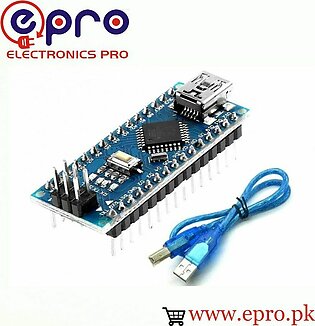 Pre Soldered Arduino Nano V3.0 With Cable in Pakistan