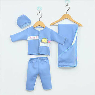 4-Pcs Baby Boy Winter Dress Set