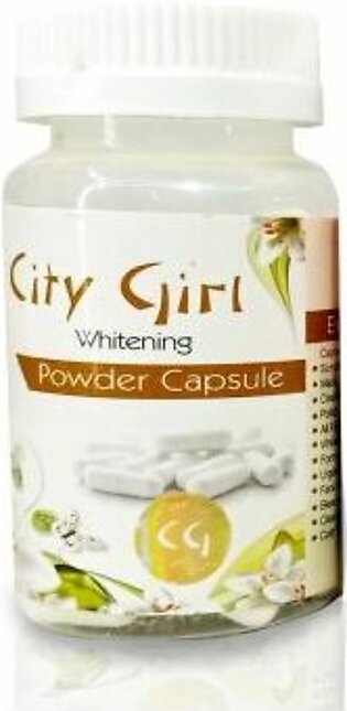 City Girl Whitening Capsule Jar (White)